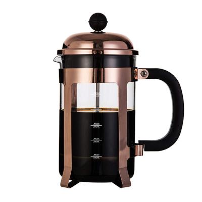 China 600ml Viable Cold Brew Borosilicate Coffee Heat Resistant Thickened Pot For Travel Camping Gifts for sale