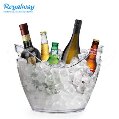 China Viable Factory Sales 8L Champagne Wine Bottle Hot Plastic Ice Bucket for sale