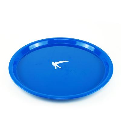 China Traditional Commercial Restaurant Plastic Serving Trays With Round Shape for sale