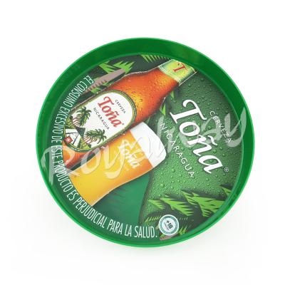 China 2020 Promotional Plastic Round Bar Tray , Anti-Slip Beer Tray WP-2685 for sale