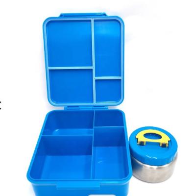 China Freshness Preservation Aohea Silicone Lunch Box Bpa Free Stainless Steel Bento Lunch Box for sale