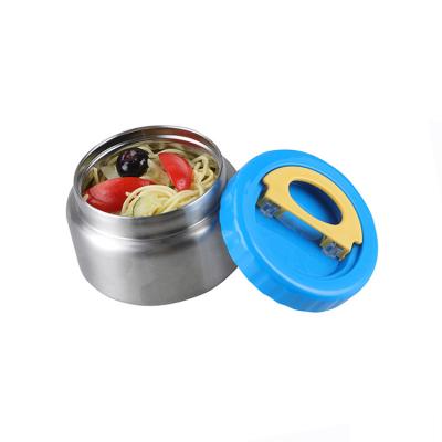 China Freshness Double Wall Stainless Steel Preservation Insulated Bowl Vacuum Jar Container Food Jar Baby Food Container for sale