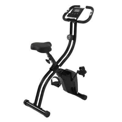 China Home Use Exercise Bike X Recumbent Recumbent Stationary Foldable Magnetic Bike 3 in 1 Exercise Bike with Arm Resistance Bands Punching for sale