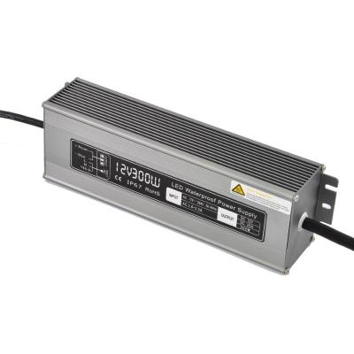 China SMPS AC DC Waterproof IP67 300W 12V 25A LED Power Supply for Outdoor Lighting for sale