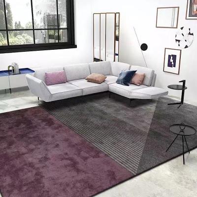 China Modern Floor Mat Living Room Carpet Printing Silk Tapetes Area Rug Anti Slip Carpet Living Room Rug Anti Slip for sale