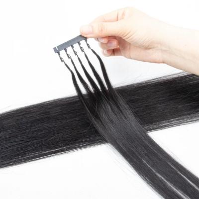 China 8-40 Inches JP Straight Double Drawn Remy Cuticle Aligned Indian Human Bundles, Wholesale 6D Hair Extensions for sale