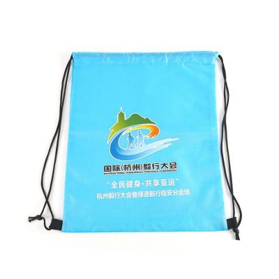 China Custom Logo Fitness Sports Waterproof Handbag Gift Drawstring Bag for sale