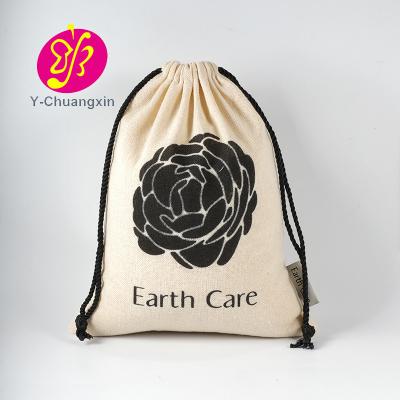 China Custom Eco Friendly Cotton Canvas Drawstring Large Dust Bag With Custom Logo for sale