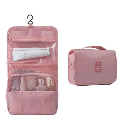 China Ecological; Reusable; Large Biodegradable Waterproof Cosmetic Make Up Organizer Women Hanging Toiletry Bags Makeup Bag For Travel Accessory Bundle for sale