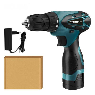 China Electric Household Hammer Drill Lithium Battery Screwdriver Household Hardware Machine Tools Rechargeable Hand Drill for sale