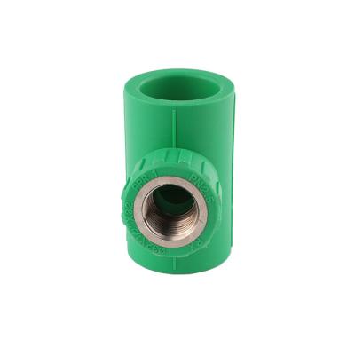 China Hot Selling PPR Pipe Fitting Thread Plastic Internal Tee for sale