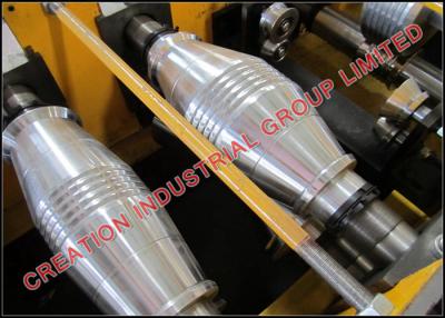 China PPGI GI PPGL Aluminium / Steel Downspout Roll Forming Machine for sale