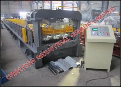 Κίνα Automatic Industrial Steel Floor Deck Bending Machine with Hydraulic Cutter and Metal Roll Former Equipment προς πώληση