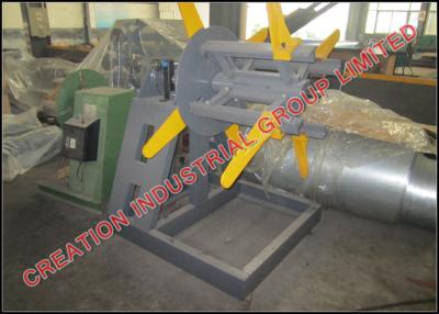 China Unpowered 3 Tons Steel / Aluminium Strip Roll Decoiler Machine for sale