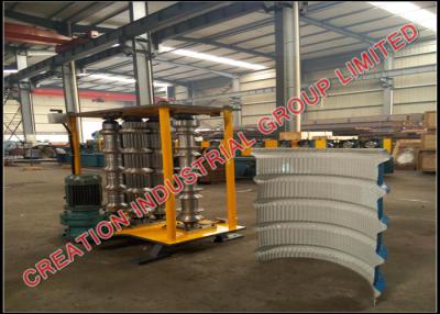 Chine Metal Trapezoidal Profile Bull-nosing IBR Roof Sheeting Crimping Machine à vendre