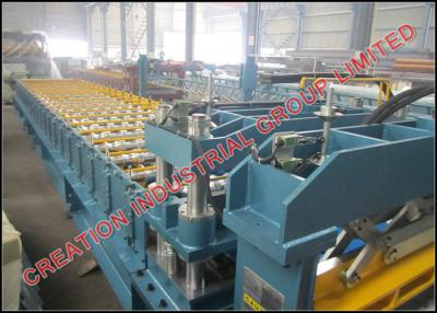 China Aluminium Metcopo Step Roof Tile Roll Forming Machine With Automatic Decoiler for sale