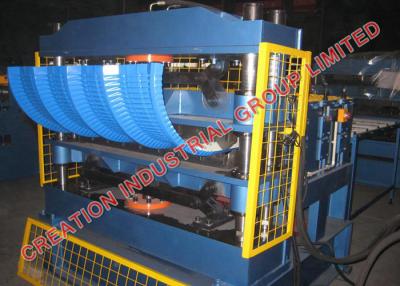 China Prepainted Steel & Aluminium Roof Sheet Crimping Machine Thickness 0.4-0.7mm for sale