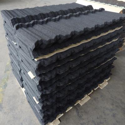 China Modern Nosen / Flat / Roman Stone Coated Roof Tiles for Villas / Townhouses for sale