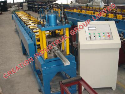 China Metal C Profile Stud and U Profile Track Sheets Manufacturing Machine With Automatic Cutting Blades for sale