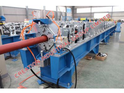 China Round Profile Downspout Machine Roll Forming Machinery With Mitsubishi PLC Controller for sale