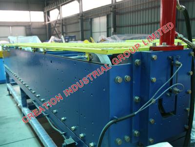 China Auto PLC Gutter Roll Forming Machine / Cold Roll Forming Equipment With 3 Tons Decoiler for sale