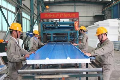 China Automatic EPS Sandwich Panel Production Line , Sandwich Panel Making Machine for sale