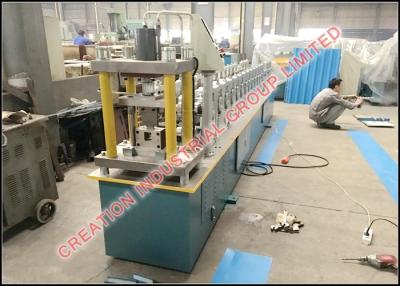 Chine Corrugated C Shape Stud and U Shaped Track Panel Roll Forming Machinery with 3 Tons Decoiler à vendre