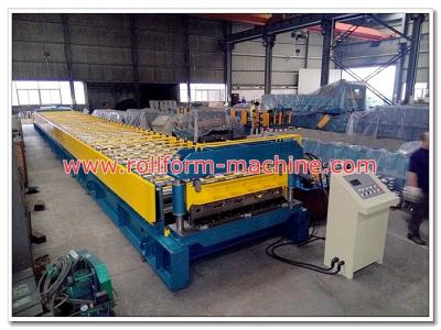 Κίνα 1500mm Width Galvanized Steel Foor Deck Sheet Cold Roll Forming Machine for Cutomized Decking Profile Design προς πώληση