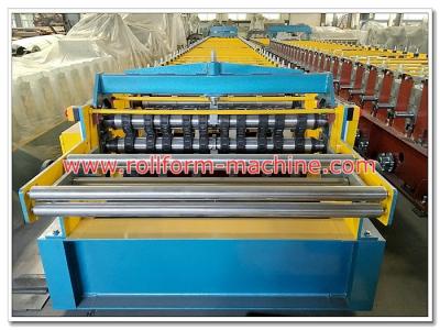 China High Rib Structural Steel Floor Deck Sheet Cold Rolling Machine with Automatic Rollformer Equipment en venta