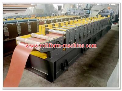 Chine Corrugated Metal Roof Ridge Cap Sheets Roll Forming Line with No. 45 High Quality Steel Rolling System à vendre