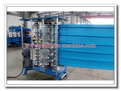 중국 Steel & Aluminium Bull-nosing Roofing Sheet Crimping Machine for Corrugated or IBR Profile 판매용