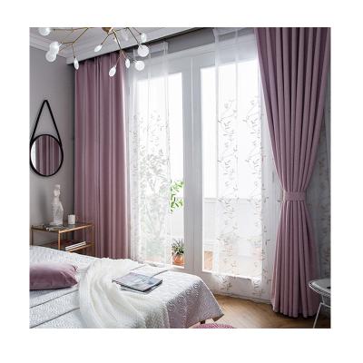 China Blackout Most Popular Nordic Light Luxury Style Curtain Durable Bedroom Curtain In Light for sale