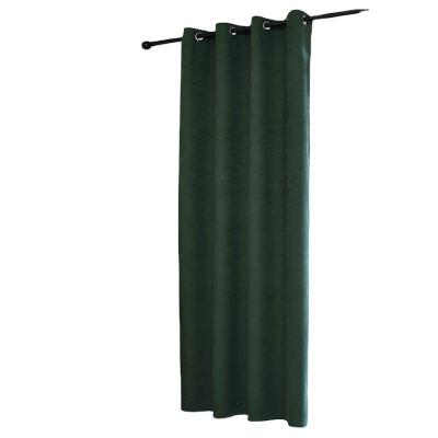 China Insulated Ready Goods On Sale Hot Solid Luxury Heavy Curtain Fabric Blackout Fabric Velvet Curtains for sale