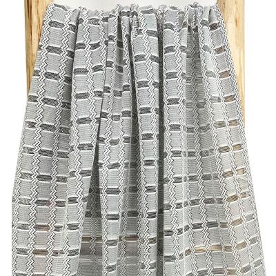 China 2022 Fashion Sheer Lace Fabric For Window Curtain Warp Knitting Fabric for sale