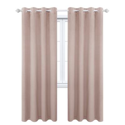 China Customized Heavy Luxury Insulated Velvet Fabric And Soft Elegance Valance Dubai Window Curtain For Living Room Farmhouse Party Decoration for sale