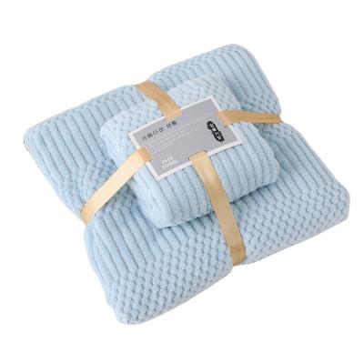 China Manufacturers QUICK DRY Microfiber Towel Gift Set For Bathroom Towel Set Kids Bath Towel Soft And Absorbent Well for sale