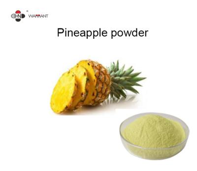 China Organic Yellowish Food Grade Pineapple Extract Powder for sale