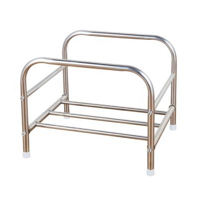 China Assembly Stainless Steel Bathroom Rack Floor Sink Rack for sale