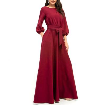 China 2022 Anti-Static Wholesale Custom Made Autumn Long Dresses and Suitable for Party/Dating/Office for sale