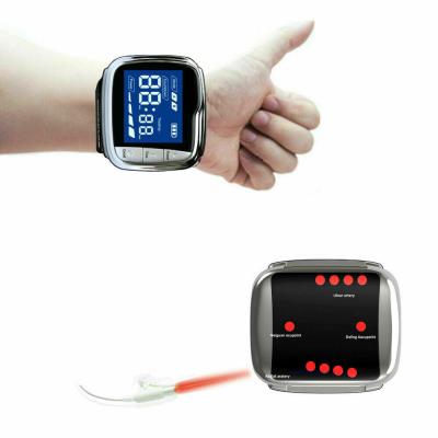 China For Diabetic Blood Glucose Watch Digital Medical Equipment Hyperviscosity Blood Hyperviscosity Laser Cold Therapy For Hypertension Device Reduce for sale