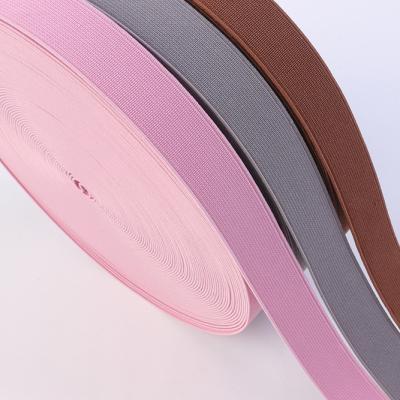 China Factory Direct Sales Viable Cardless Lock Edge Wrapping Elastic Belt Woven Cipher Elastic Belt High Elastic Rubber Stain Supply for sale