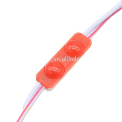 China Red Lens SMD 2835 2leds, 2609 PVC Signage Blister Words Character 12V Mini Size AlGaInP LED Module Waterproof Led Module IP65 for sale