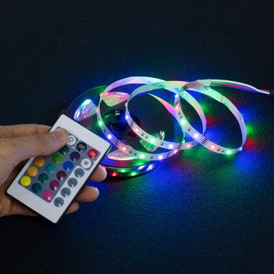 China LANDSCAPE smart led light strip waterproof,accessible 24v rgb led strip 5050 rgb waterproof,smd led strips lights 5m for sale