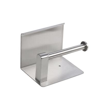 China Modern Natural Color Silver Metal Bathroom Toilet Tissue Rack Holder Paper for sale