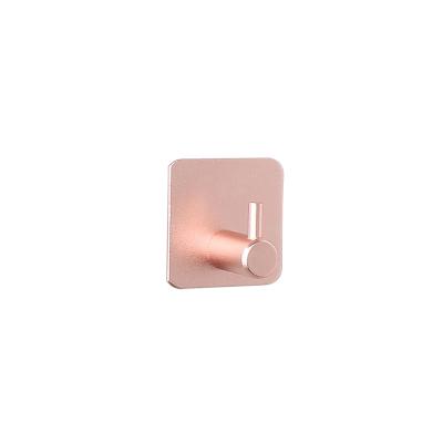 China Good Viable Cheap Bathroom Kitchen Shower Hooks Rose Gold Wall Hook for sale