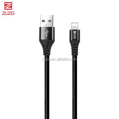 China ZUZG 1M Single Wire Braided In Cable Usb Usb Fast Charging Charging Cable For I Phone 14 for sale