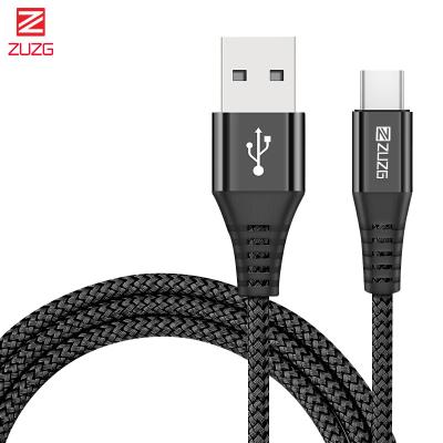 China ZUZG 2M Single Wire Braided With Aluminum Alloy Usb Fast Charging Cable For I Phone 13 for sale