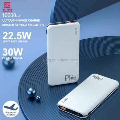 China Easy Fast Charging Carry ZUZG (Slim PowerCore) Portable Power Bank Charger 10000mAh Battery Pack with Ultra-Fast Power IQ Charging Technology for sale