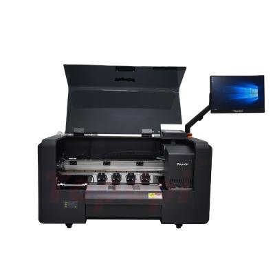 China Topdpi Hot Sale DIY T-shirt Digital Inkjet 33cm DTF Custom Printer with XP600 Printhead for sale