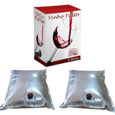 China Coffee Wine Cola Oil 1L/3L Aseptic Packaging Spout Bib Bag In Box for sale